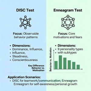 تفاوت تست DISC با تست انیاگرام